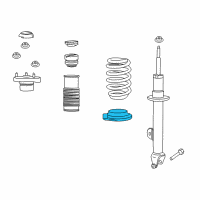 OEM 2016 Dodge Charger INSULATOR-Front Suspension Spring Diagram - 4895422AA