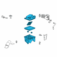 OEM 2010 Cadillac SRX Cleaner-Air Diagram - 15913342