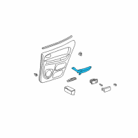 OEM 2004 Toyota Tundra Armrest Diagram - 74250-0C030-B2