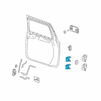 OEM Hummer Hinge Diagram - 15771319