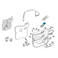 OEM GMC Mirror Switch Diagram - 84644922