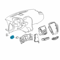 OEM 2012 Cadillac SRX Headlamp Switch Diagram - 22880772