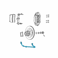 OEM 2003 Dodge Viper Sensor-Anti-Lock Brakes Diagram - 4854414AA