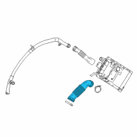 OEM 2014 BMW i3 Filtered Air Pipe Diagram - 13-71-7-642-406
