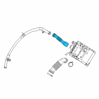 OEM 2015 BMW i3 Air Intake Duct Diagram - 13-71-7-642-405