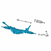 OEM 2016 Dodge Durango RACK AND PINION Diagram - 68499163AB