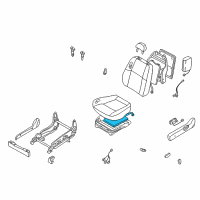 OEM 2001 Infiniti G20 Heater Unit-Front Seat Cushion Diagram - 87335-3W517