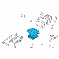 OEM 2003 Infiniti QX4 Cushion Assy-Front Seat Diagram - 87350-4W019