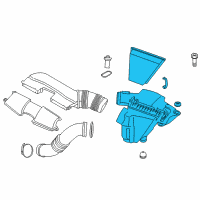 OEM BMW X1 Intake Silencer Diagram - 13-71-7-588-280