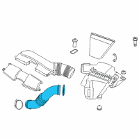 OEM BMW X1 Air Duct With Air Resonator Diagram - 13-71-7-632-501