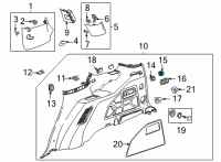 OEM 2022 Chevrolet Suburban Seat Switch Diagram - 84721611