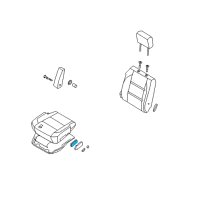 OEM 2018 Nissan Frontier Switch Assembly-Front Seat, LH Diagram - 87066-ZQ00A