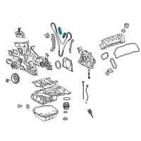 OEM 2013 Lexus GS450h Damper, Chain Vibration, NO.2 Diagram - 13562-0P010