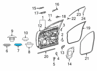 OEM 2022 Lexus UX200 Plug, Hole Diagram - 90950-01808