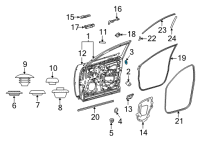 OEM 2017 Lexus NX200t Plug, Hole Diagram - 90950-01A05