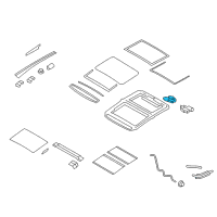 OEM Motor Assy-Sunroof Diagram - 91295-1AA1B