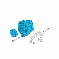 OEM 2010 Hyundai Accent Generator Assembly Diagram - 37300-22700