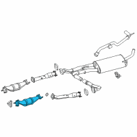 OEM Nissan NV2500 Three Way Catalytic Converter Diagram - 208A3-9CE0A