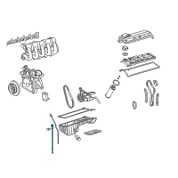 OEM 2004 Dodge Sprinter 3500 Indicator-Engine Oil Level Diagram - 5103962AA