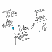 OEM Dodge Sprinter 2500 Oil Cooler Diagram - 5183940AA