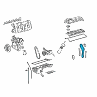 OEM 2005 Dodge Sprinter 2500 Chain-Timing Diagram - 5080209AB