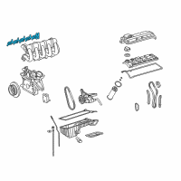 OEM 2004 Dodge Sprinter 3500 Gasket-Intake Manifold Diagram - 5080324AA