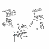 OEM 2005 Dodge Sprinter 2500 Tube-Engine Oil Indicator Diagram - 5117302AA