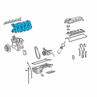 OEM Dodge Sprinter 2500 Intake Manifold Diagram - 5135874AA