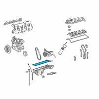 OEM 2004 Dodge Sprinter 2500 Gasket-Oil Pan Diagram - 5175310AA
