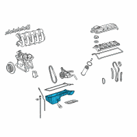 OEM 2004 Dodge Sprinter 3500 Pan-Oil Diagram - 5117152AA