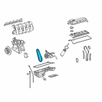 OEM Chrysler Chain-Oil Pump Drive Diagram - 5080128AA