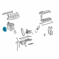 OEM 2006 Dodge Sprinter 3500 DAMPER-CRANKSHAFT Diagram - 5103972AB