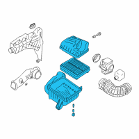 OEM 1999 Chevrolet Tracker Cleaner Asm, Air (On Esn) Diagram - 30027110