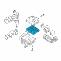 OEM 2001 Chevrolet Tracker Element, Air Cleaner Diagram - 91174457