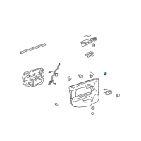 OEM Hummer Mirror Switch Diagram - 84545374