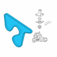 OEM 2000 Chevrolet C2500 Belt Diagram - 19244952