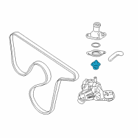 OEM Pontiac Firebird Thermostat Diagram - 10207373