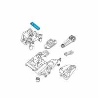 OEM 2012 Nissan Sentra Engine Mounting Stay, Right Diagram - 11237-ET000