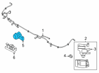 OEM Hyundai Santa Fe Ultrasonic Sensor Assembly-P.A.S Diagram - 99310-S1500