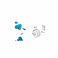 OEM Chevrolet Master Cylinder Diagram - 19151463