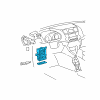 OEM 2011 Toyota Highlander Junction Block Diagram - 82730-48K40