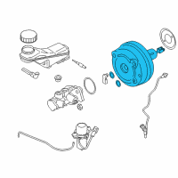 OEM BMW i3 Power Brake Booster Diagram - 34-33-6-858-913