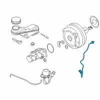 OEM BMW Vacuum Pipe With Non-Return Valve Diagram - 34-33-7-623-234