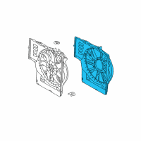 OEM BMW Fan Shroud Diagram - 17-10-7-524-294