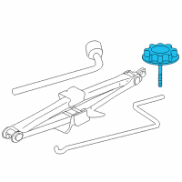 OEM Lexus HS250h Carrier Assy, Spare Wheel Diagram - 51931-75010