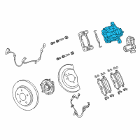 OEM Chrysler Voyager CALIPER-Disc Brake Diagram - 68318172AB