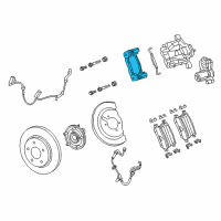 OEM Chrysler Pacifica Adapter-Disc Brake CALIPER Diagram - 68325008AA