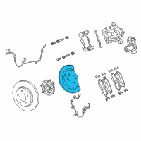 OEM Chrysler Shield-Splash Diagram - 68223510AB