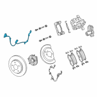 OEM Chrysler Pacifica Sensor-Anti-Lock Brakes Diagram - 68312453AC
