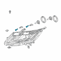 OEM 2018 Honda Clarity Screw (4X14) Diagram - 33107-SJA-A01